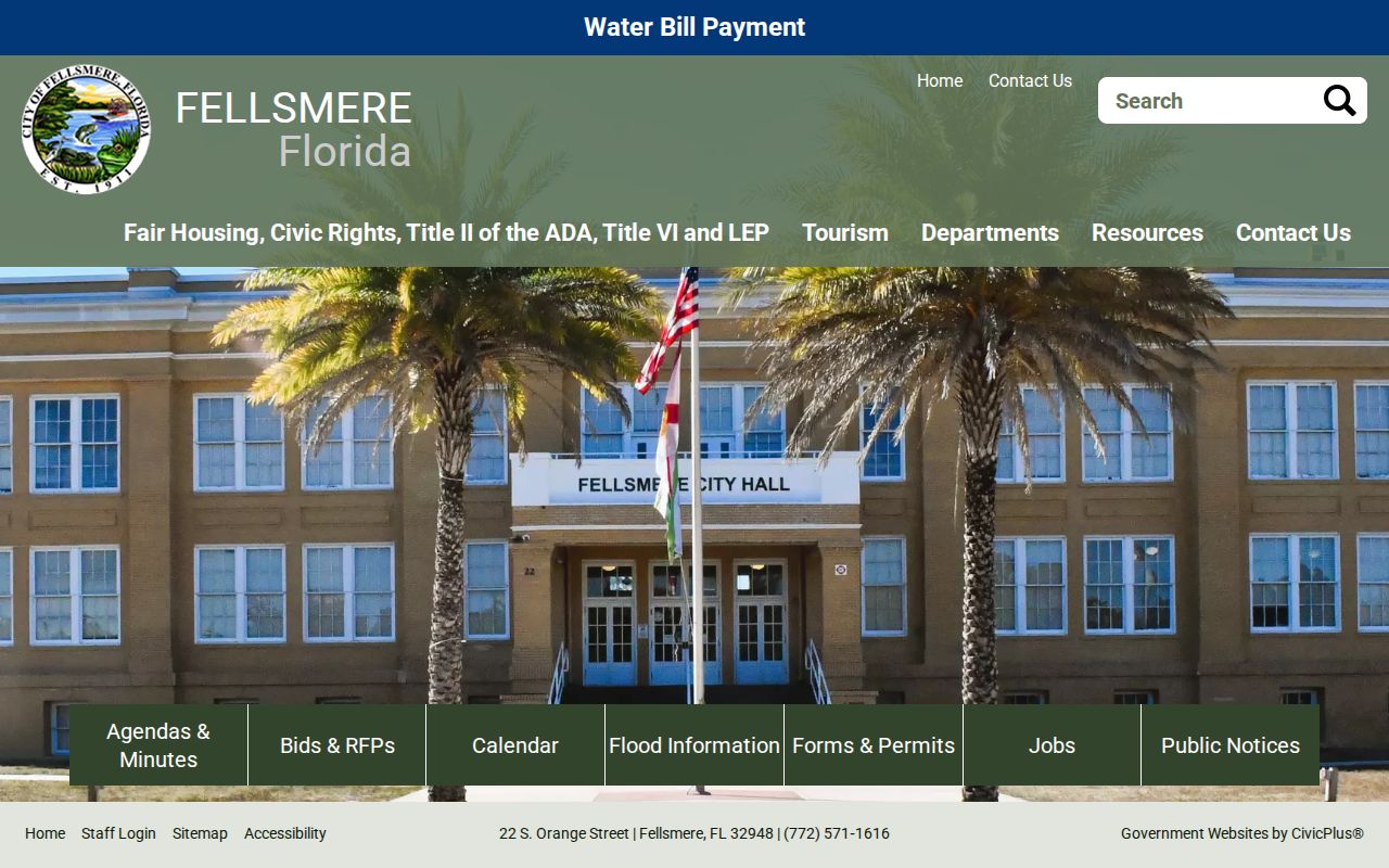 Fellsmere city government official webpage
